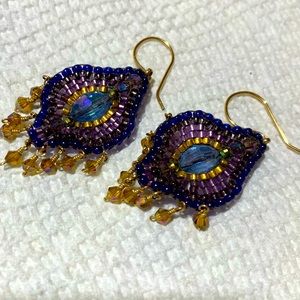 Miguel Ases beaded drop earrings - Sundance